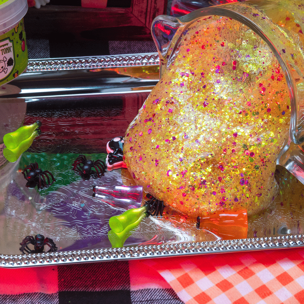Bubonic Tonic Clear Glitter Signature Dome™ Slime