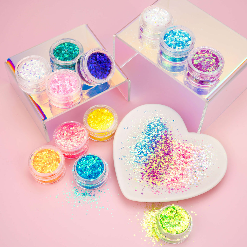 Make Your World Sparkle Chunky Glitter 12 Color Set