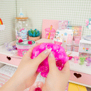 Mango Dragonfruit Jelly Cube Signature Dome™ Slime