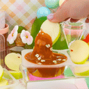 Caramel & Green Apple Dippers Slime