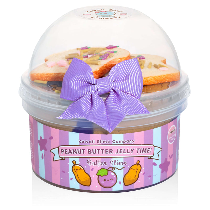 SALE! Peanut Butter Jelly Time Grape 2 Slimes In 1 Signature Dome™ Slime