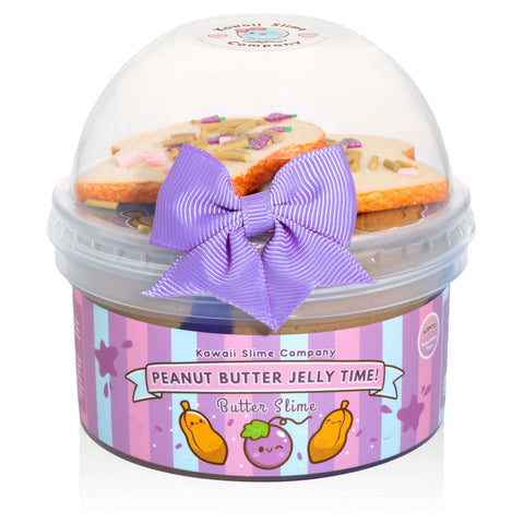 SALE! Peanut Butter Jelly Time Grape 2 Slimes In 1 Signature Dome™ Slime