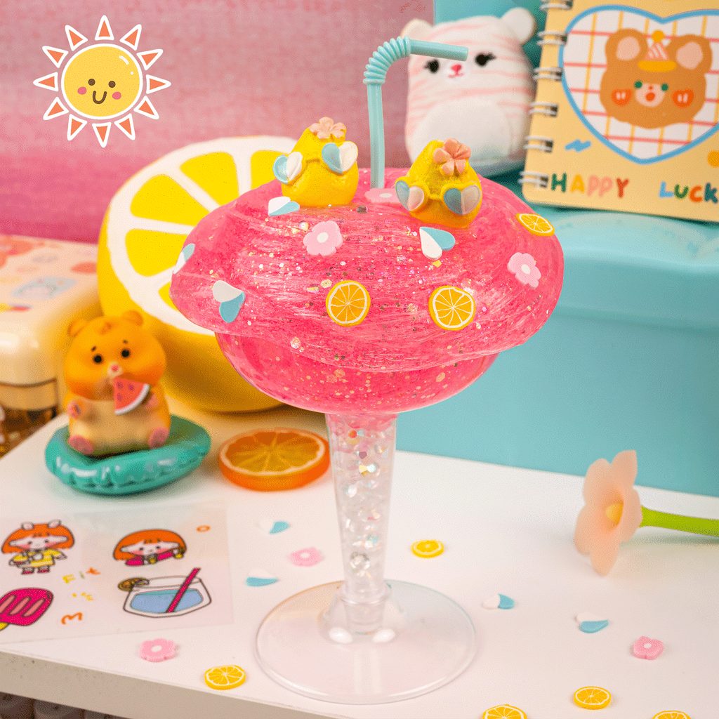 Pink Lemonade Clear Signature Dome™ Slime