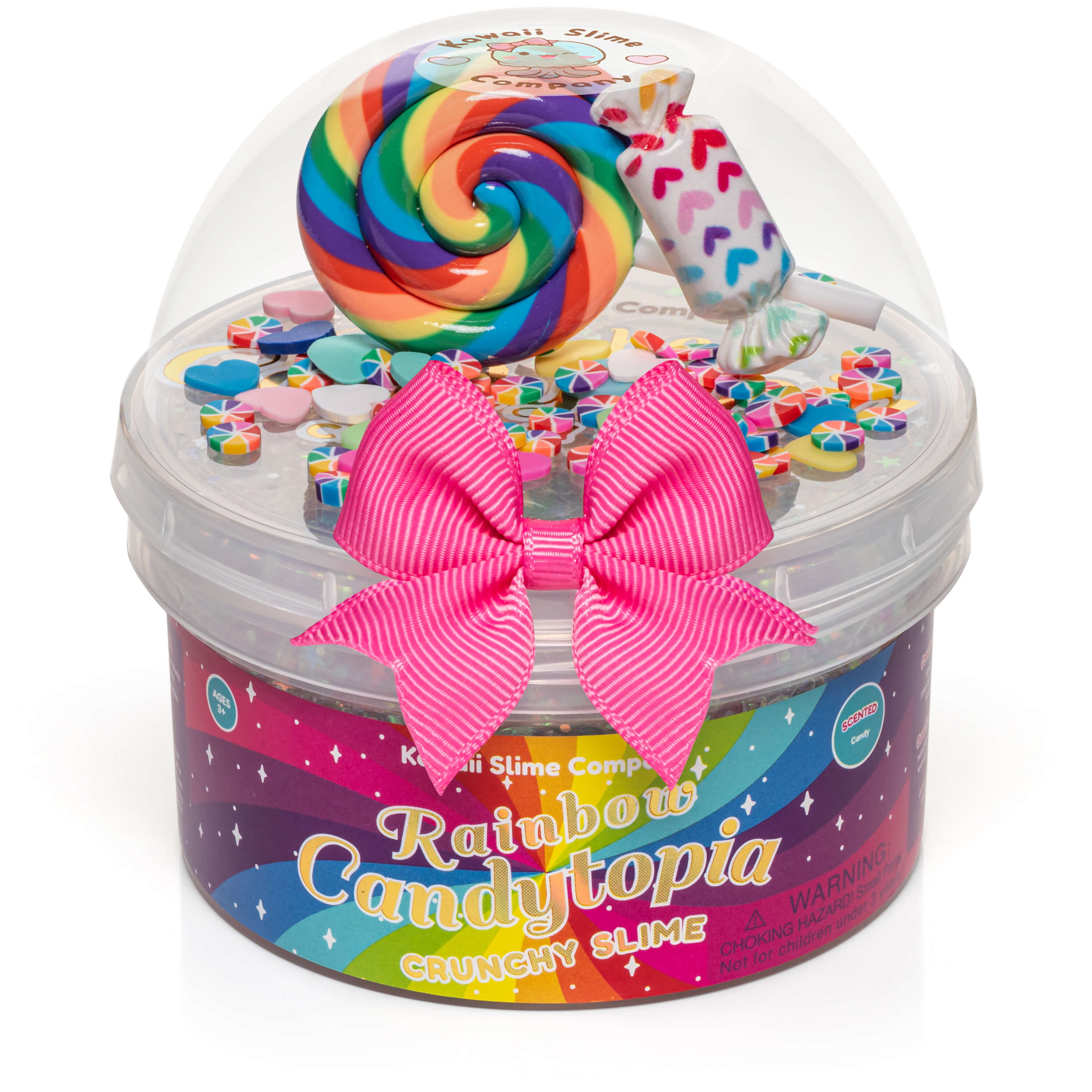 Rainbow Candytopia Crunchy Signature Dome™ Slime – KSC