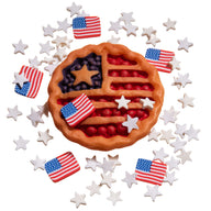Patriotic Pie Filling Jelly Cube Slime
