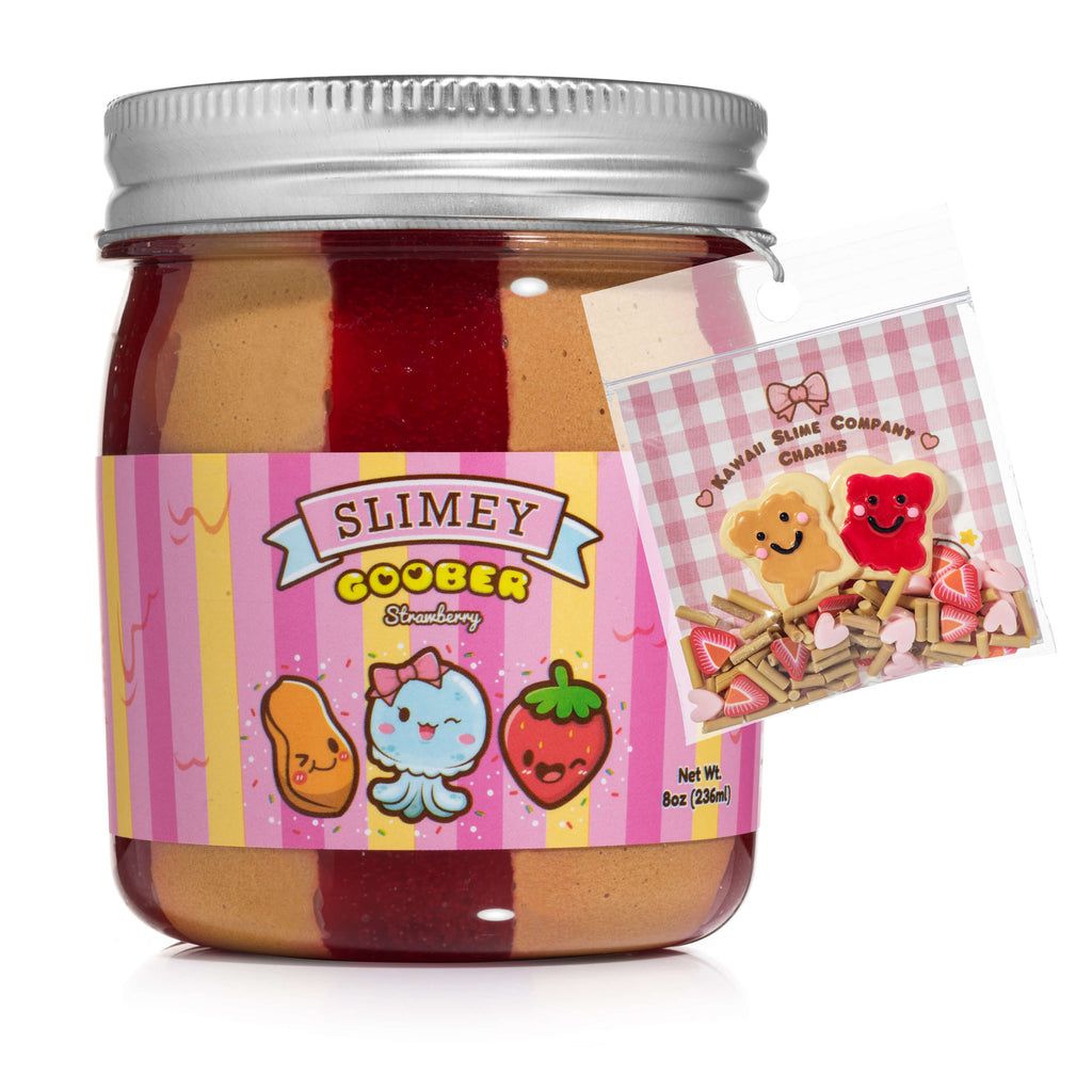 Slimey Goober Strawberry Cloud Creme Signature Dome™ Slime