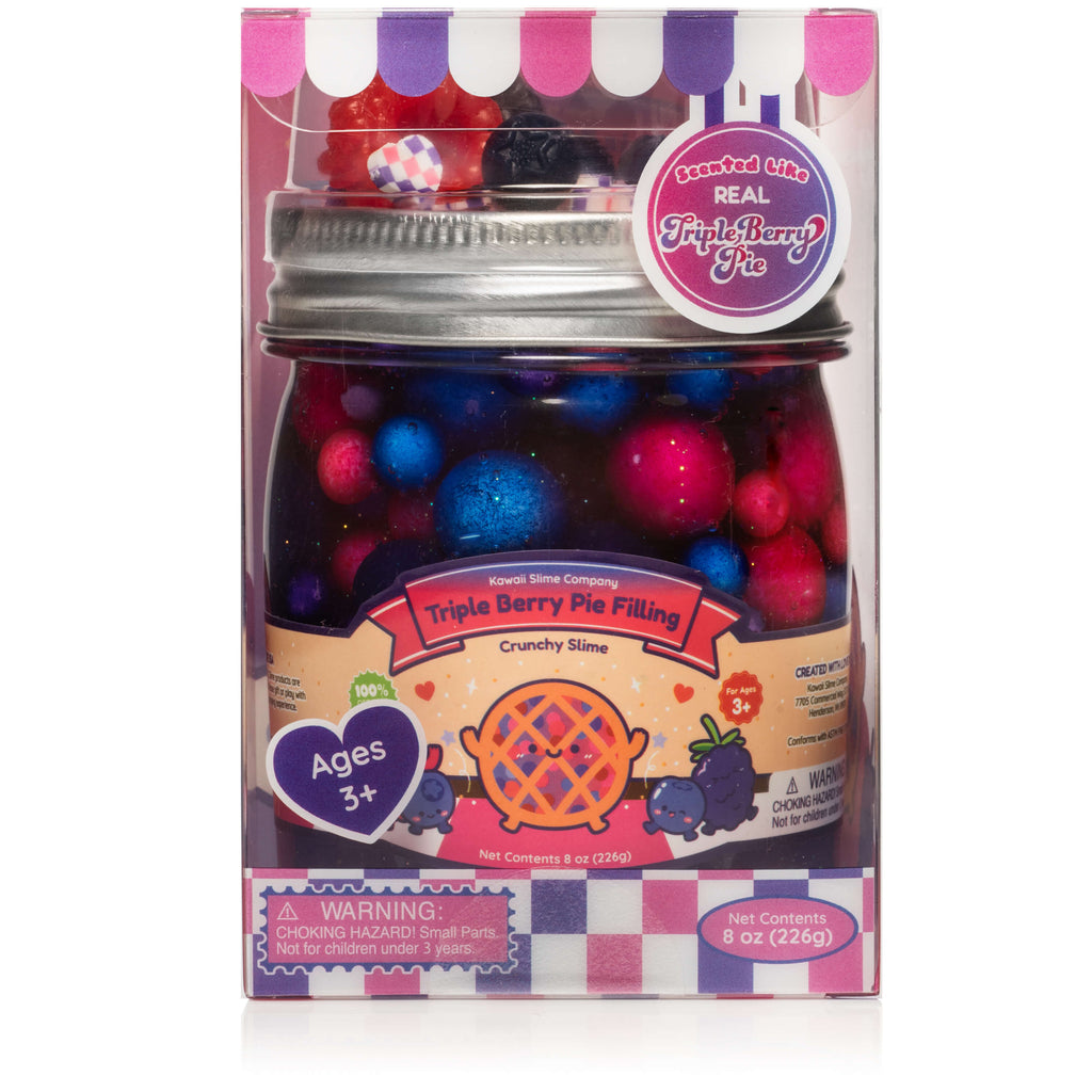 Triple Berry Jelly Cube Pie Filling Slime