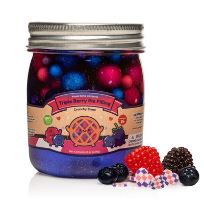 Triple Berry Jelly Cube Pie Filling Slime