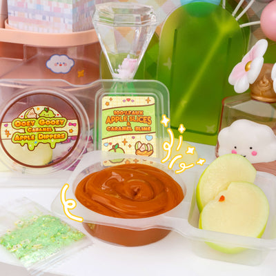 Caramel & Green Apple Dippers Slime