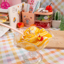 Apple Pie à la Mode Jelly Cube Signature Dome™ Slime