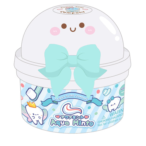 Aqua Minto Glossy Clear Signature Dome™ Slime