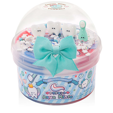 Aqua Minto Glossy Clear Signature Dome™ Slime
