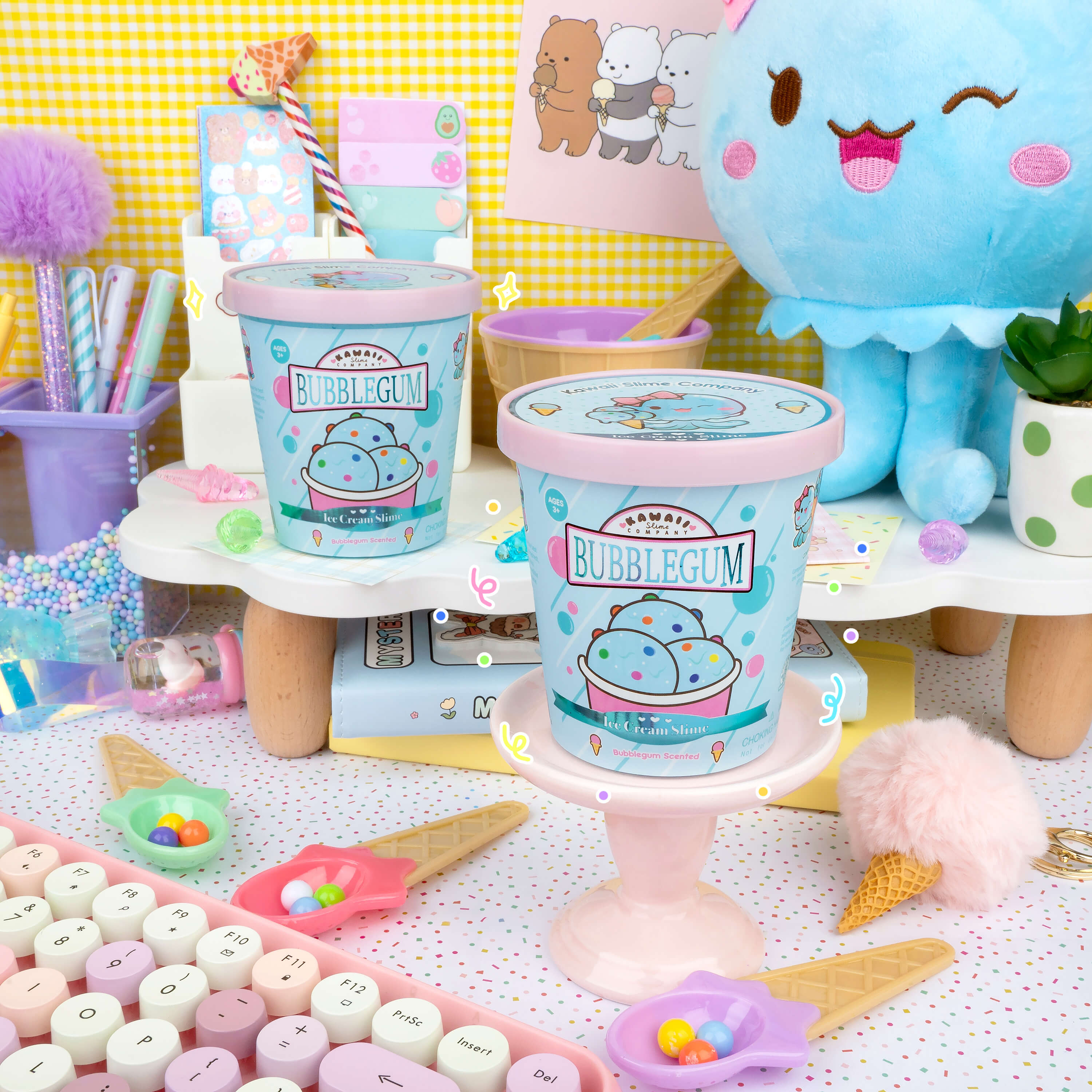 Bubblegum Scented Ice Cream Pint Slime – KSC