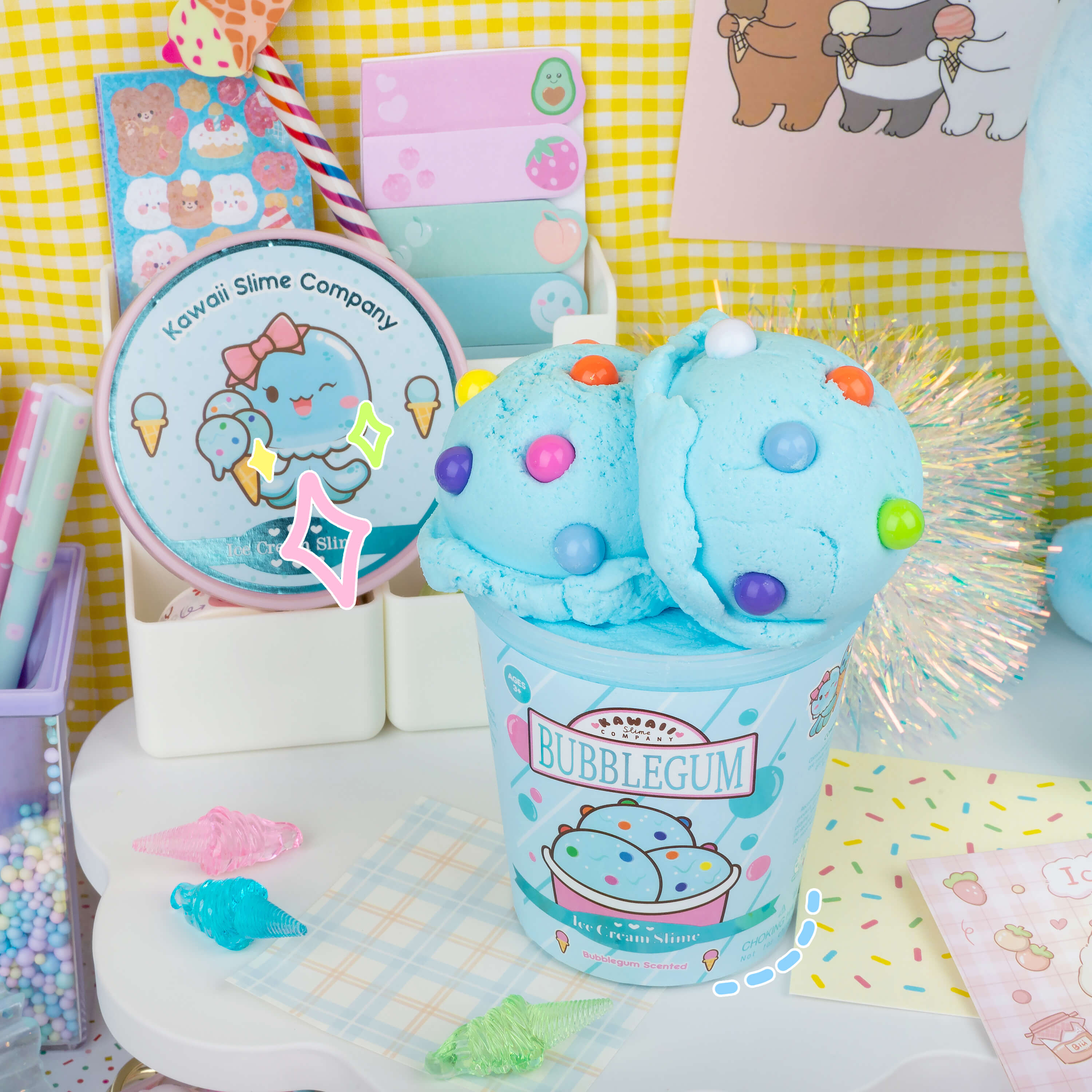 Bubblegum Scented Ice Cream Pint Slime – KSC
