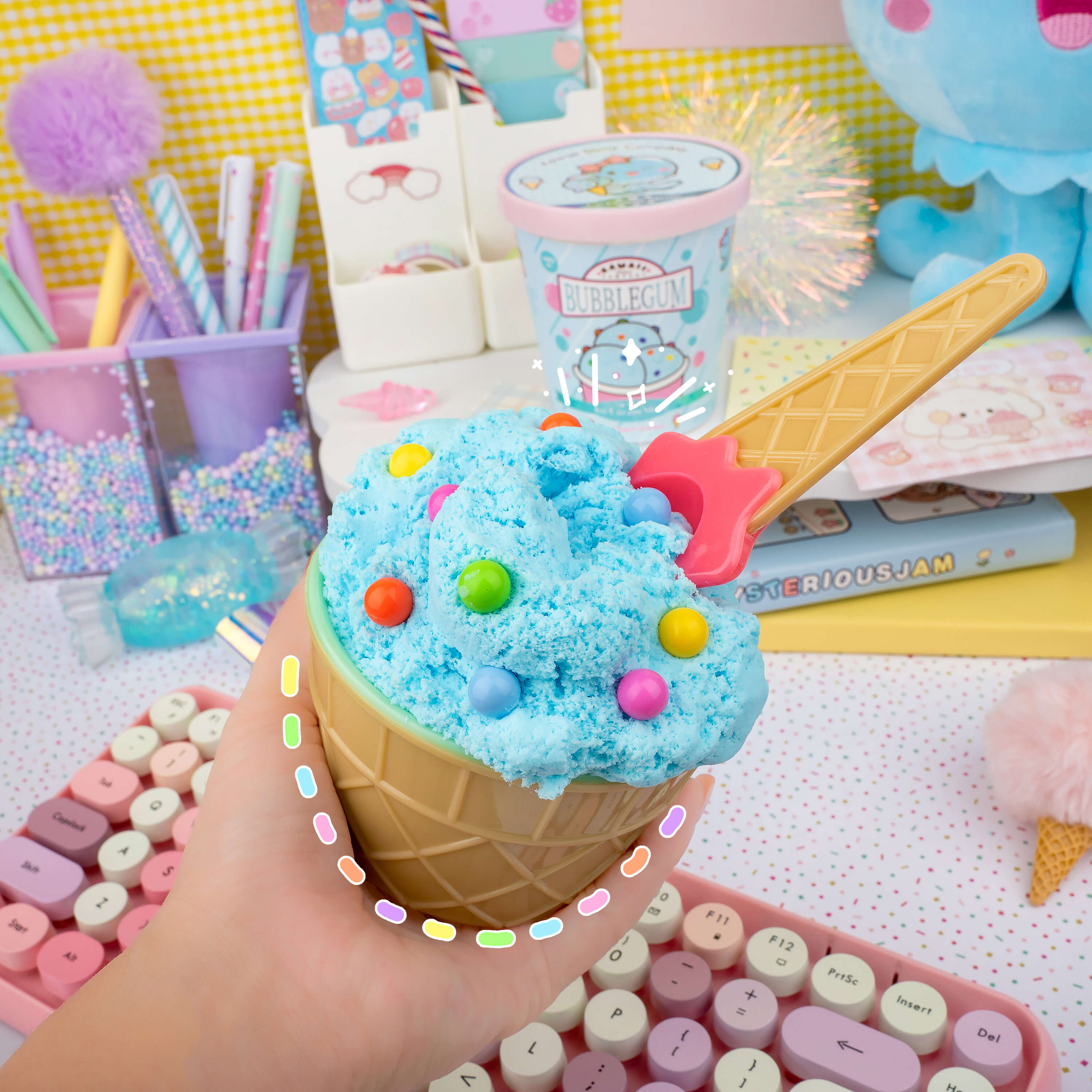 Bubblegum Scented Ice Cream Pint Slime – KSC
