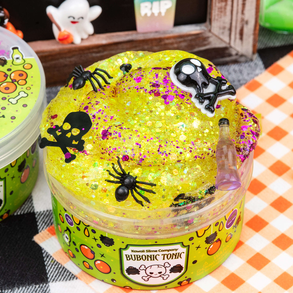 Bubonic Tonic Clear Glitter Signature Dome™ Slime