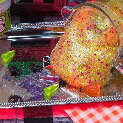 Bubonic Tonic Clear Glitter Signature Dome™ Slime