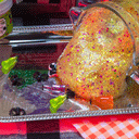 SALE! Bubonic Tonic Clear Glitter Signature Dome™ Slime