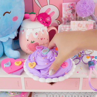Conversation Heart Fluff Signature Dome™ Slime