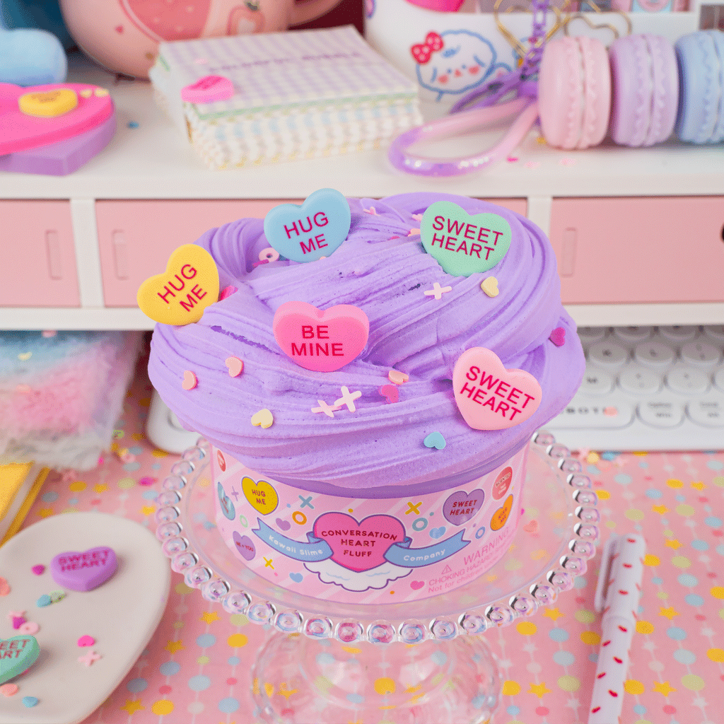 Conversation Heart Fluff Signature Dome™ Slime