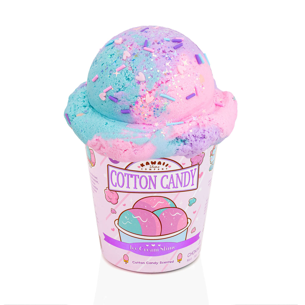 Cotton Candy Scented Ice Cream Pint Slime