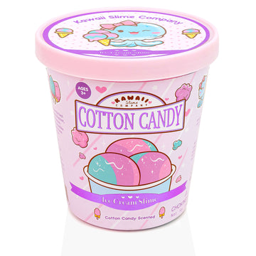 Cotton Candy Scented Ice Cream Pint Slime