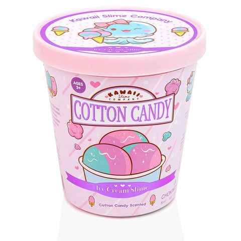 Cotton Candy Scented Ice Cream Pint Slime