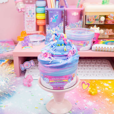 Don't Feed the Unicorns Butter Signature Dome™ Slime