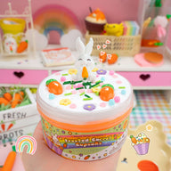 Frosted Carrot Cupcake Cloud Creme Signature Dome™ Slime