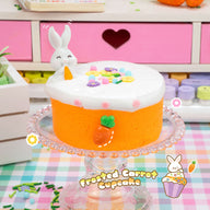 Frosted Carrot Cupcake Cloud Creme Signature Dome™ Slime