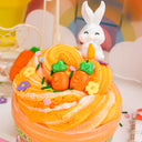 Frosted Carrot Cupcake Cloud Creme Signature Dome™ Slime