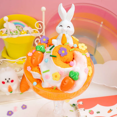Frosted Carrot Cupcake Cloud Creme Signature Dome™ Slime