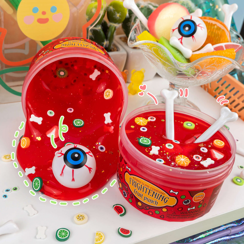 Frightening Fruit Punch Clear Signature Dome™ Slime