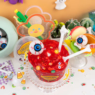 Frightening Fruit Punch Clear Signature Dome™ Slime