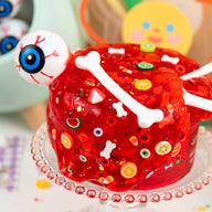 Frightening Fruit Punch Clear Signature Dome™ Slime