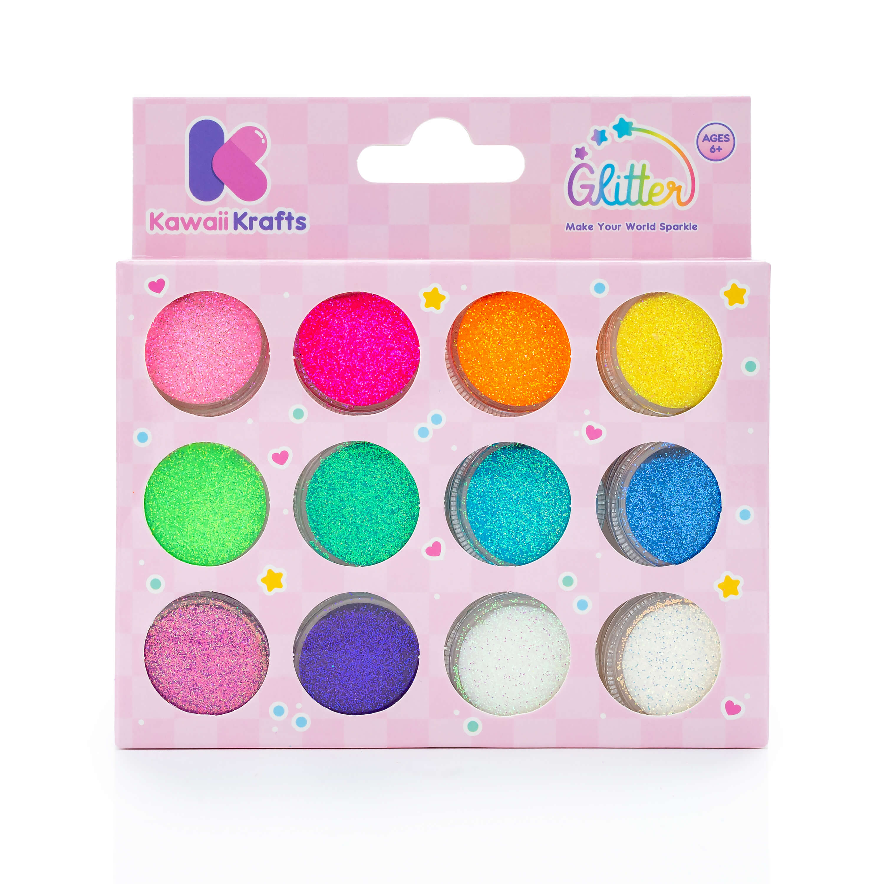 Make Your World Sparkle Fine Glitter 12 Color Set – KSC