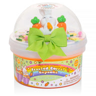 Frosted Carrot Cupcake Cloud Creme Signature Dome™ Slime