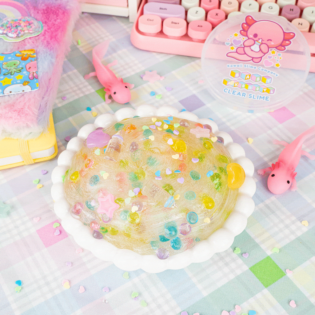 Baby Axolotl Clear Signature Dome™ Slime