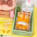 Homemade Honey Clear Slime Jar