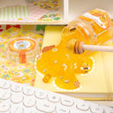 Homemade Honey Clear Slime Jar