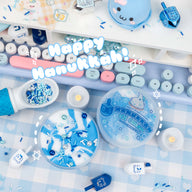 Hanukkah Ice Cream Cloud Creme Signature Dome™ Slime