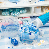 Hanukkah Ice Cream Cloud Creme Signature Dome™ Slime