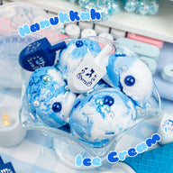 Hanukkah Ice Cream Cloud Creme Signature Dome™ Slime