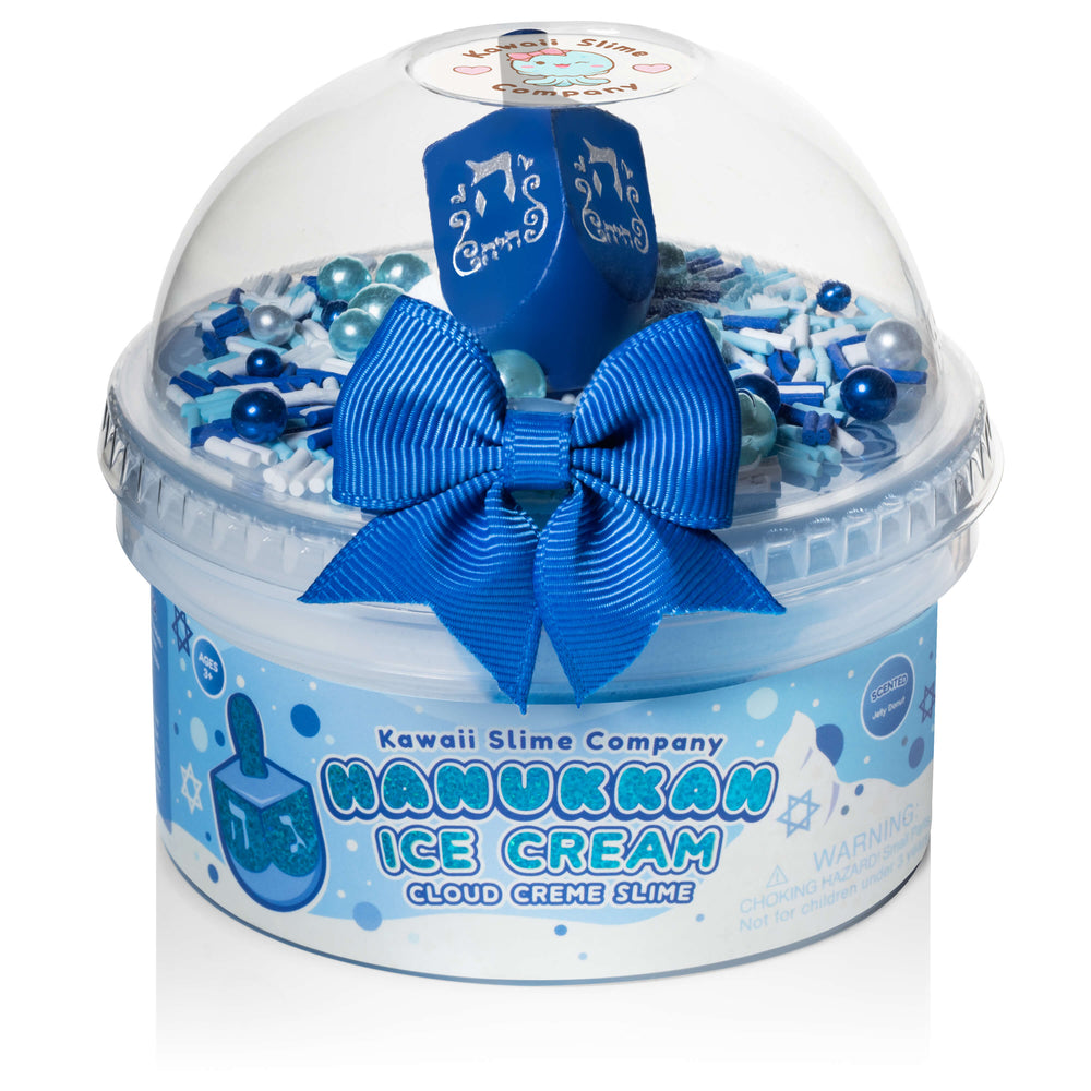 Hanukkah Ice Cream Cloud Creme Signature Dome™ Slime