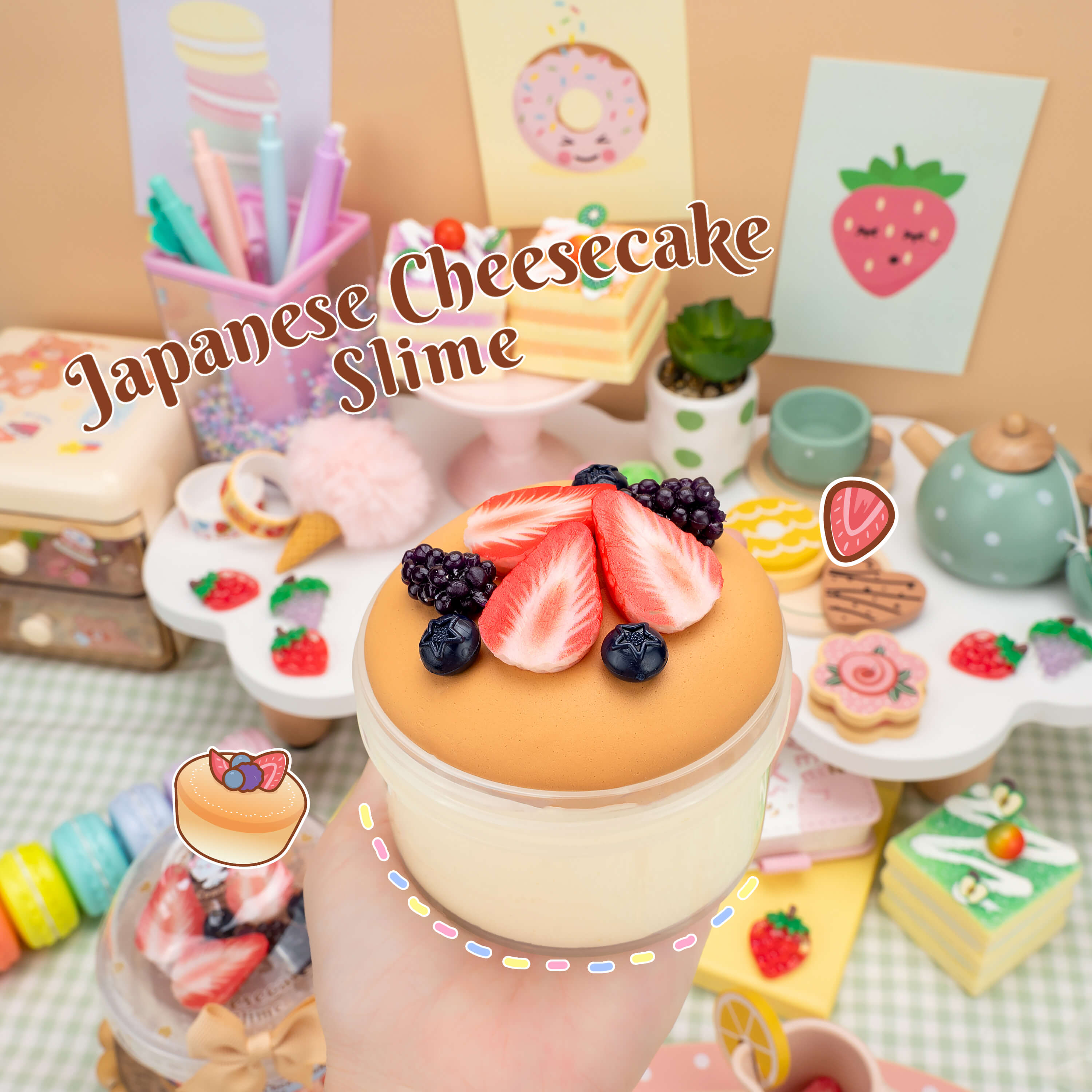 Japanese Cheesecake Signature Dome™ Slime – KSC