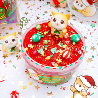 Meowy Christmas Cloud Signature Dome™ Slime