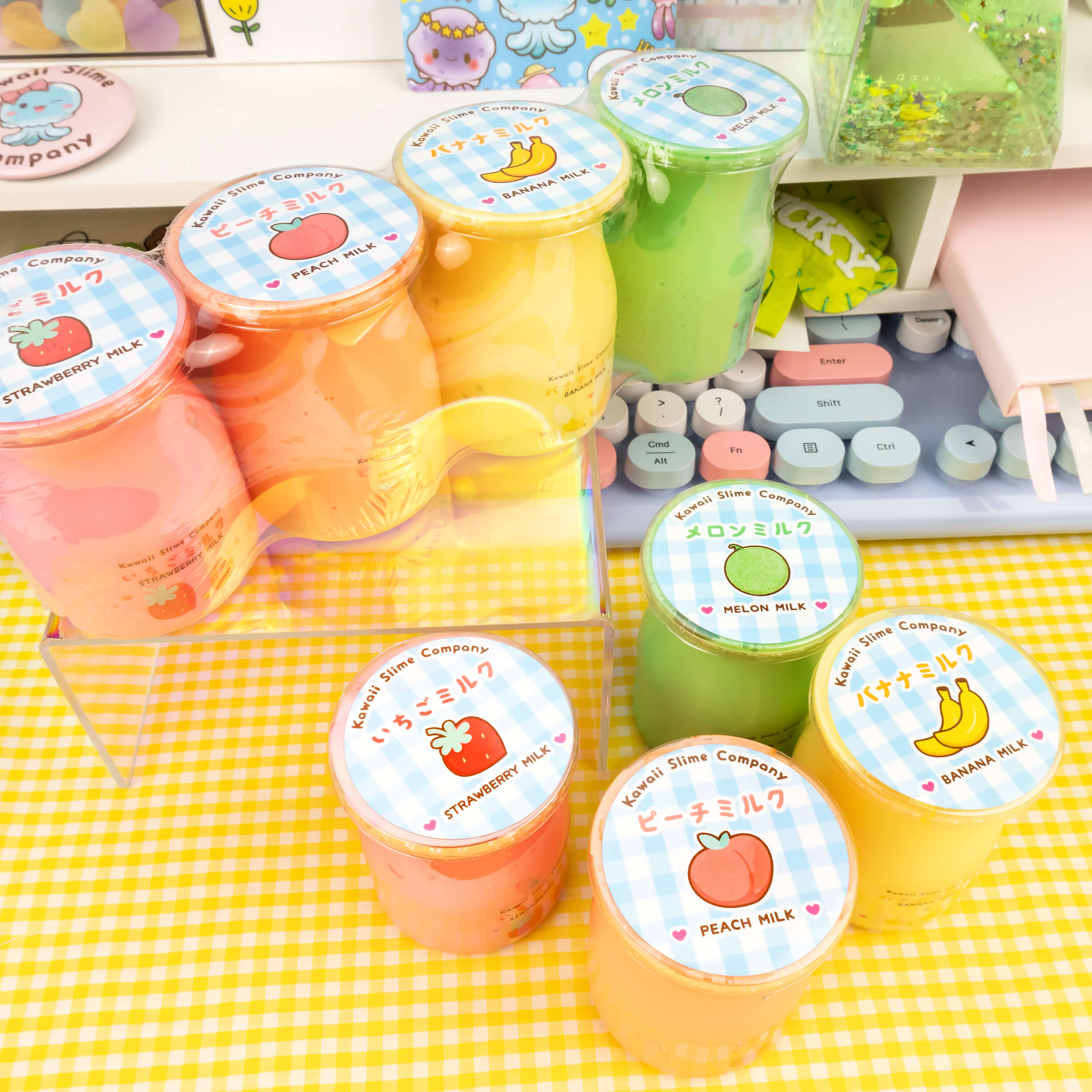 Japanese Milk 4 Pack Slime – KSC