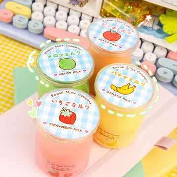 Japanese Milk 4 Pack Slime