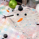 Melted Snowman Clear Putty Signature Dome™ Slime