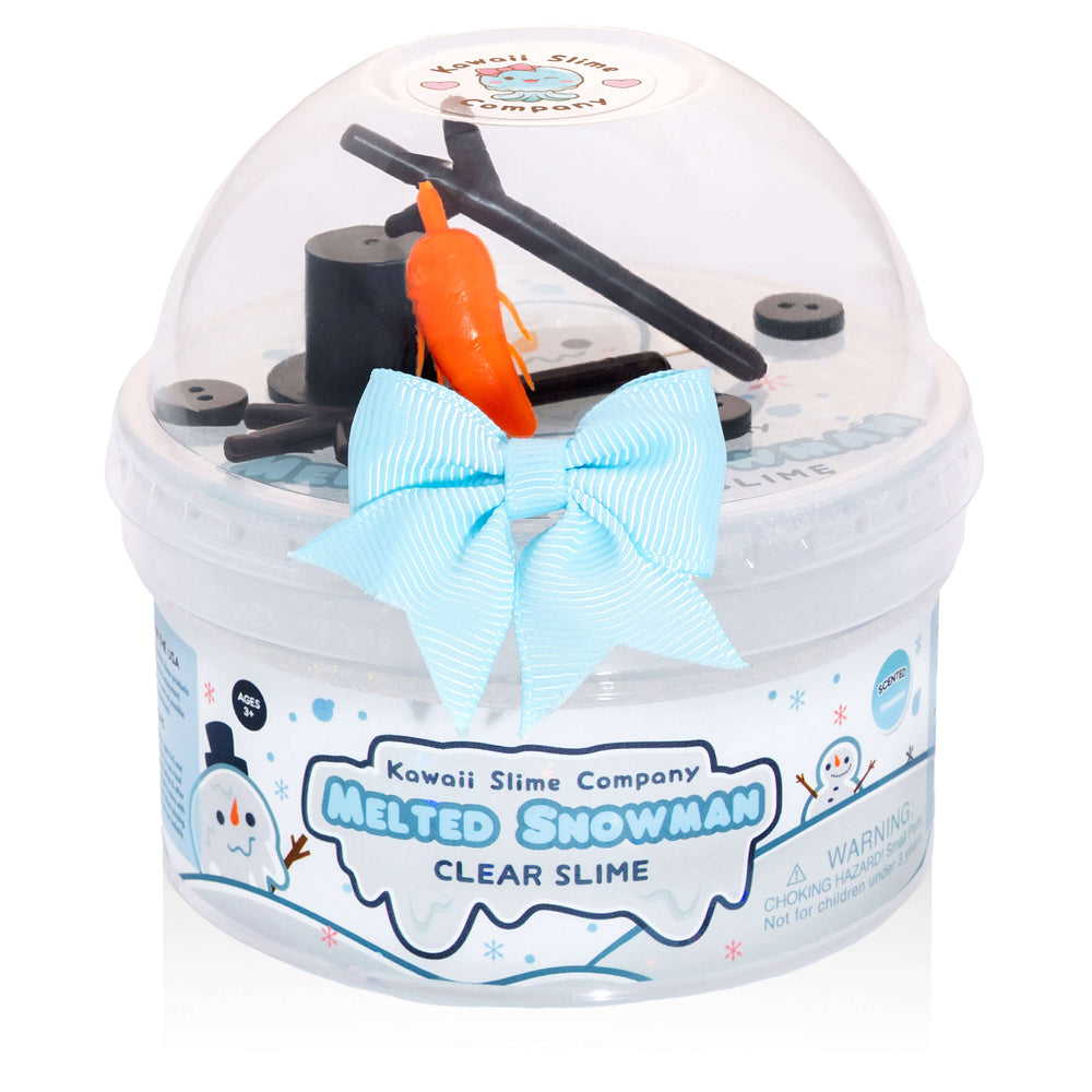 Melted Snowman Clear Putty Signature Dome™ Slime